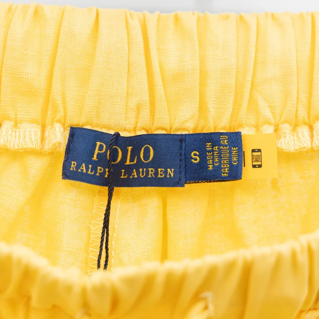 P270 top version (different currencies) You can scan the QR code to enter the official website. Style: Ralph Lauren POLO linen old money style embroidered trousers. Color: Picture color. Size: S-L. Fabric: Linen. Accessories: Full set of customized accessories. No gender distinction. Same style for men and women.